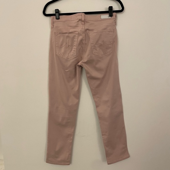 AG The Prima Crop Mid Rise Cigarette Crop Jeans in Rose Blush Size 27R - Picture 10 of 15
